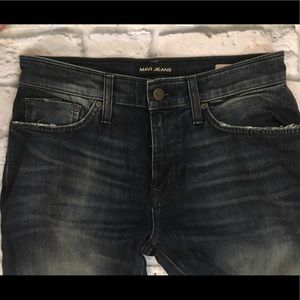 Mavi 32/32 Zach Straight Leg Denim Blue Jeans